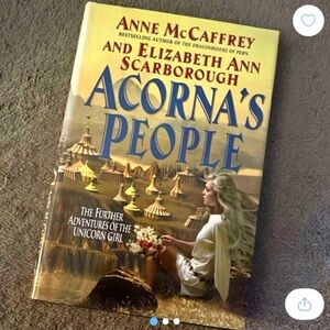 Acorna's People by Anne McCaffrey and Elizabeth Ann Scarborough - Brown Cover
